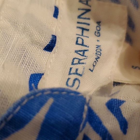 Seraphina London Linen Cotton Shirt 3/4 Sleeve - Picture 4 of 11